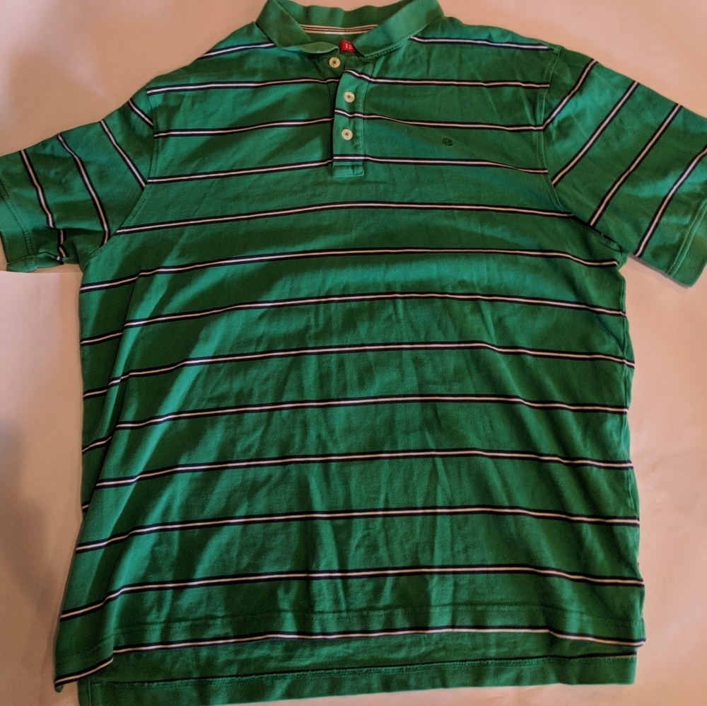 IZOD boys 2XL polo t-shirt: green